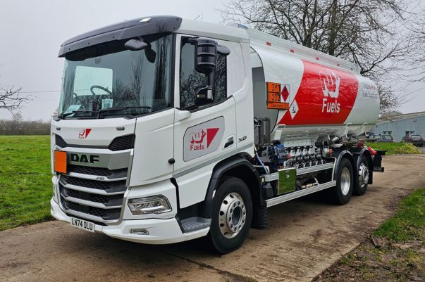 T. Splitt delivering home heating oil
